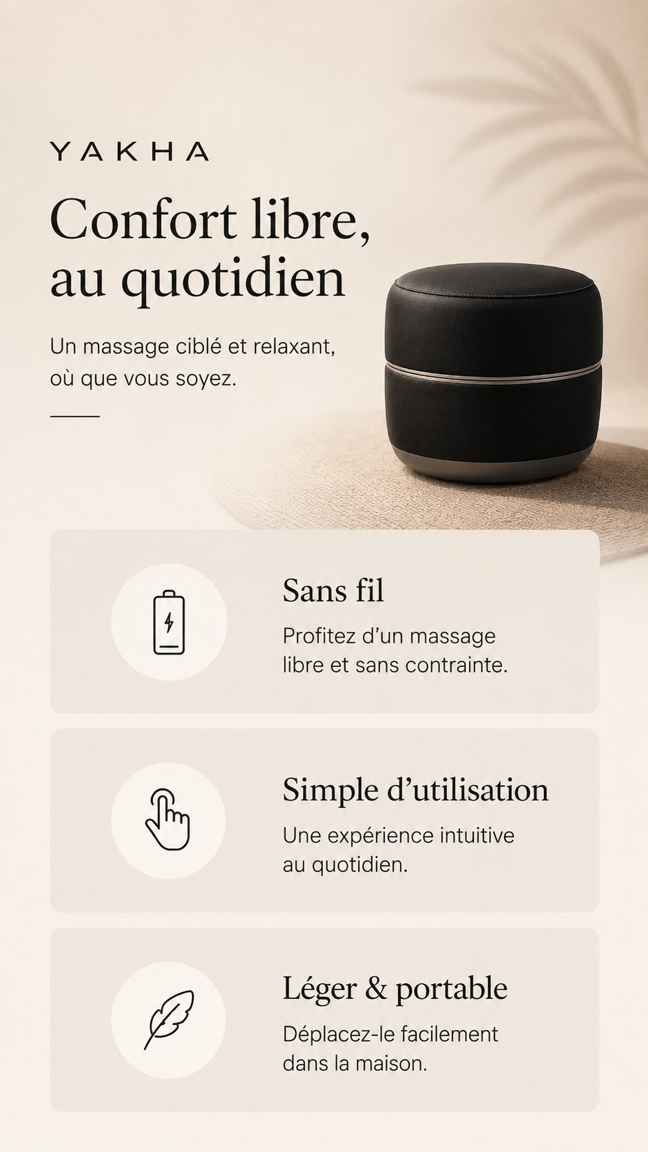 Le bien-être s'invite chez vous — coin lecture, détente du soir, moment cocooning